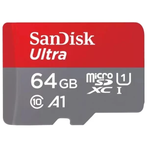 SanDisk Ultra | MicroSDXC | 64GB | Class 10 | UHS-I U1 | A1 | Tot 140MB/s | Inclusief SD-adapter
