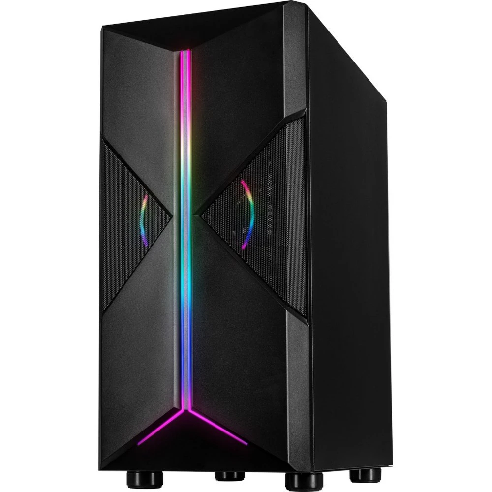 Inter-Tech IT-3306 CAVY RGB | Tower Case | Zwart - Afbeelding 3