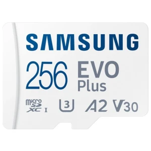 Samsung EVO Plus | MicroSDXC | 256GB | Class 10 | UHS-I U3 | Betrouwbare Opslag