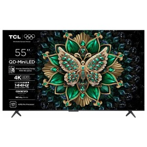 TCL 55C61K | 55" 4K Ultra HD QD-Mini LED Smart TV | Google TV | Dolby Vision IQ | 144Hz (2025)