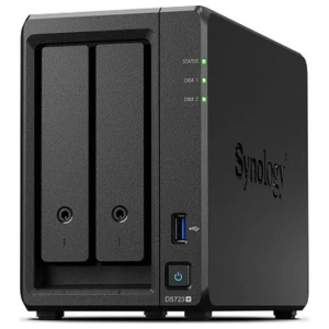 Synology DiskStation DS723+ NAS | 2 Drive Bays | AMD Ryzen R1600 | 2x Gigabit Ethernet | Zwart