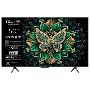 TCL 50C61K | 50" 4K Ultra HD QD-MiniLED | 120Hz | Google TV | Dolby Vision | HDMI 2.1 | Smart TV