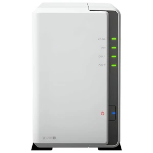 Synology DiskStation DS220J NAS 4TB | 2 Drive Bays | Inclusief 2 x 2TB HDD | 1x Gigabit Ethernet | Wit