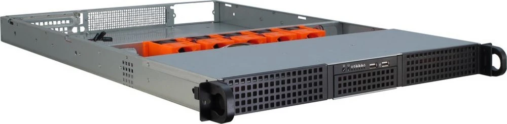 Inter-Tech IPC 1U-10265 | Server Rack Case | Zwart | ATX - Afbeelding 2