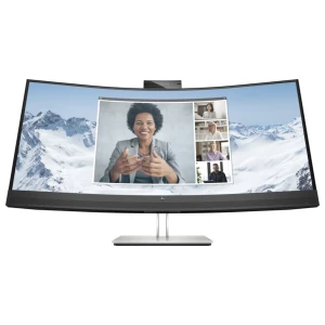 HP E34m G4 34" | 3440x1440 VA | 75Hz | Curved | USB-C | Webcam, Microphone & Speakers | Conferencing Monitor | Ergonomic Design