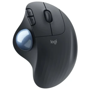 Logitech M575 Ergo Trackball for Business | Ergonomische Draadloze Muis | Rechtshandig | RF + Bluetooth | 2000 DPI | Grafiet