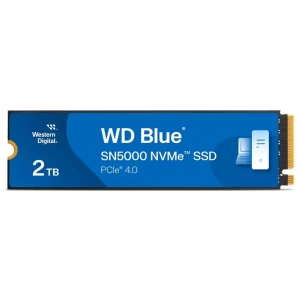 Western Digital Blue SN5000 | 2TB NVMe SSD | M.2 Gen4 | 5.150MB/s Lezen | 4.850MB/s Schrijven
