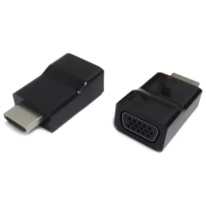 Gembird kabel-tussenstuk | HDMI naar VGA | Zwart | A-HDMI-VGA-001
