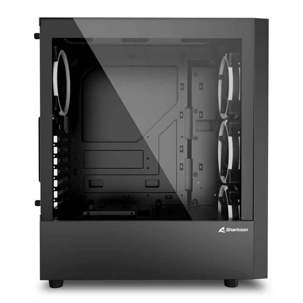 Sharkoon RGB Wave | Tower Case | Zwart - Afbeelding 4