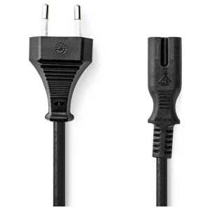 Nedis CEGL11040BK20 | Elektriciteitssnoer | 2 m | Netstekker Type C naar IEC C7 | Zwart