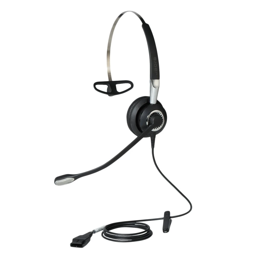 Jabra BIZ 2400 II 3in1 WB Unify | Bedrade On-ear Mono Headset | QD Aansluiting | Zwart/Zilver - Afbeelding 2