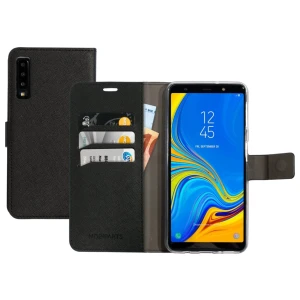 Mobiparts Saffiano Wallet Case | Samsung Galaxy A7 (2018) | Black
