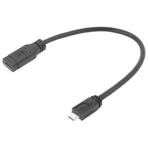 ACT Adapterkabel | USB Type-C (Female) naar USB Micro-B 2.0 (Male)