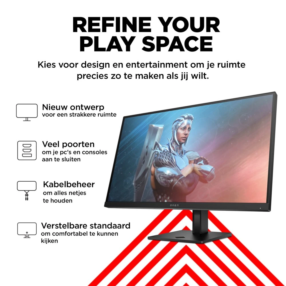 HP Omen 780F9AA 27" | 1920 x 1080 IPS | 165Hz | Gaming Monitor - Afbeelding 13