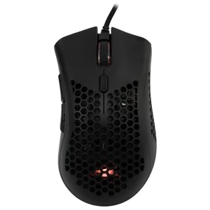 Baracuda CORAL RGB | Bedrade Gaming Muis | USB-A | 12800 DPI | Zwart