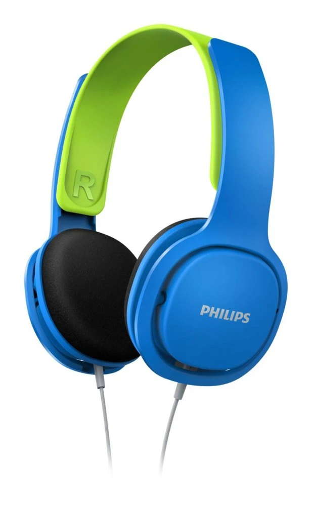 Philips Kinderheadset SHK2000 | Bedrade On-ear Headset 3.5mm Connector | Blauw & Groen - Afbeelding 2
