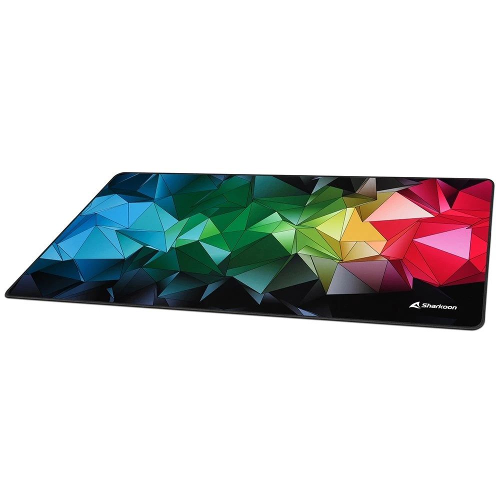 Sharkoon SKILLER SGP30 | Gaming-muismat | XXL-formaat (900 x 400 mm) | Waterafstotend textiel | Antislip rubberen onderzijde | Meerkleurig - Afbeelding 2