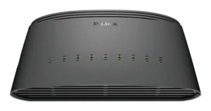 D-Link DGS-1008D/E | Unmanaged L2 Switch | 8 Poorten | Gigabit Ethernet (10/100/1000 Mbps) | Zwart