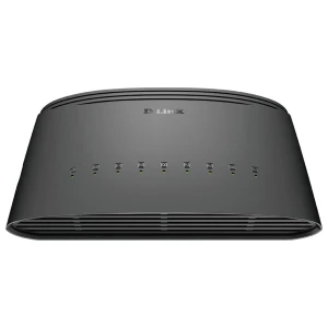 D-Link DGS-1008D/E | Unmanaged L2 Switch | 8 Poorten | Gigabit Ethernet (10/100/1000 Mbps) | Zwart