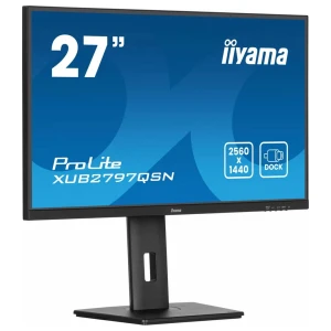 iiyama ProLite XUB2797QSN-B2 27'' | 2560x1440 QHD IPS | 100Hz | USB-C Dock | RJ45 LAN | 1ms | Monitor