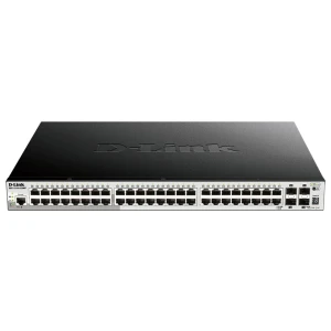 D-Link DGS-1510-20/E | 16-poorts Gigabit L2/L3 Smart Managed Switch | 2x SFP | 2x 10G SFP+ | 76 Gbps switchingcapaciteit | Rackmount 1U | Grijs