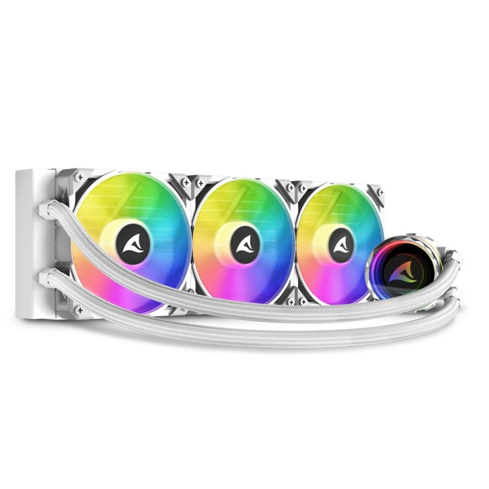 Sharkoon S90 360mm ARGB | White Edition | All-in-One CPU Waterkoeler - Afbeelding 6