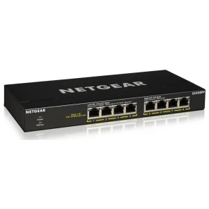 Netgear GS308PP-100EUS | Unmanaged Switch | 8 Poorten | Gigabit Ethernet (10/100/1000 Mbps) | PoE+ (83W) | FlexPoE | Zwart