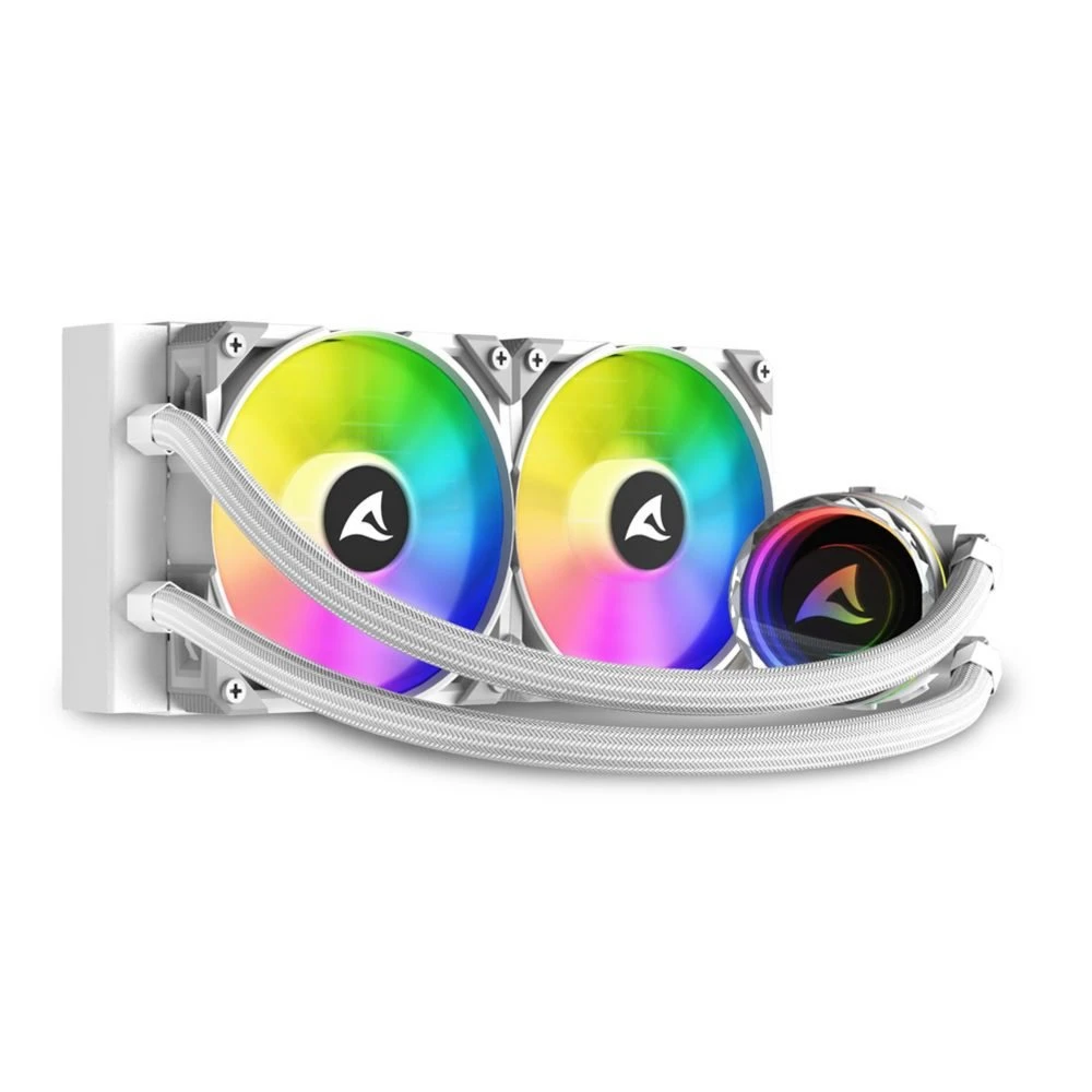 Sharkoon S80 RGB 240mm | White Edition | All-in-One CPU Waterkoeler - Afbeelding 6