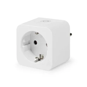 Nedis WIFIP121FWT | Wi-Fi Smart Plug | 3680 W | Energiemeter | Spraakbediening | Wit