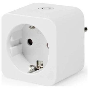 Nedis WIFIP121FWT | Wi-Fi Smart Plug | 3680 W | Energiemeter | Spraakbediening | Wit
