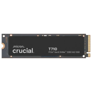 Crucial T710 | 2 TB NVMe SSD | M.2 | Gen5 | 14.500 MB/s Lezen | 12.700 MB/s Schrijven