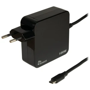 Inter-Tech PD-2100 | USB-C Oplader 100W | Zwart | Met Geïntegreerde Kabel