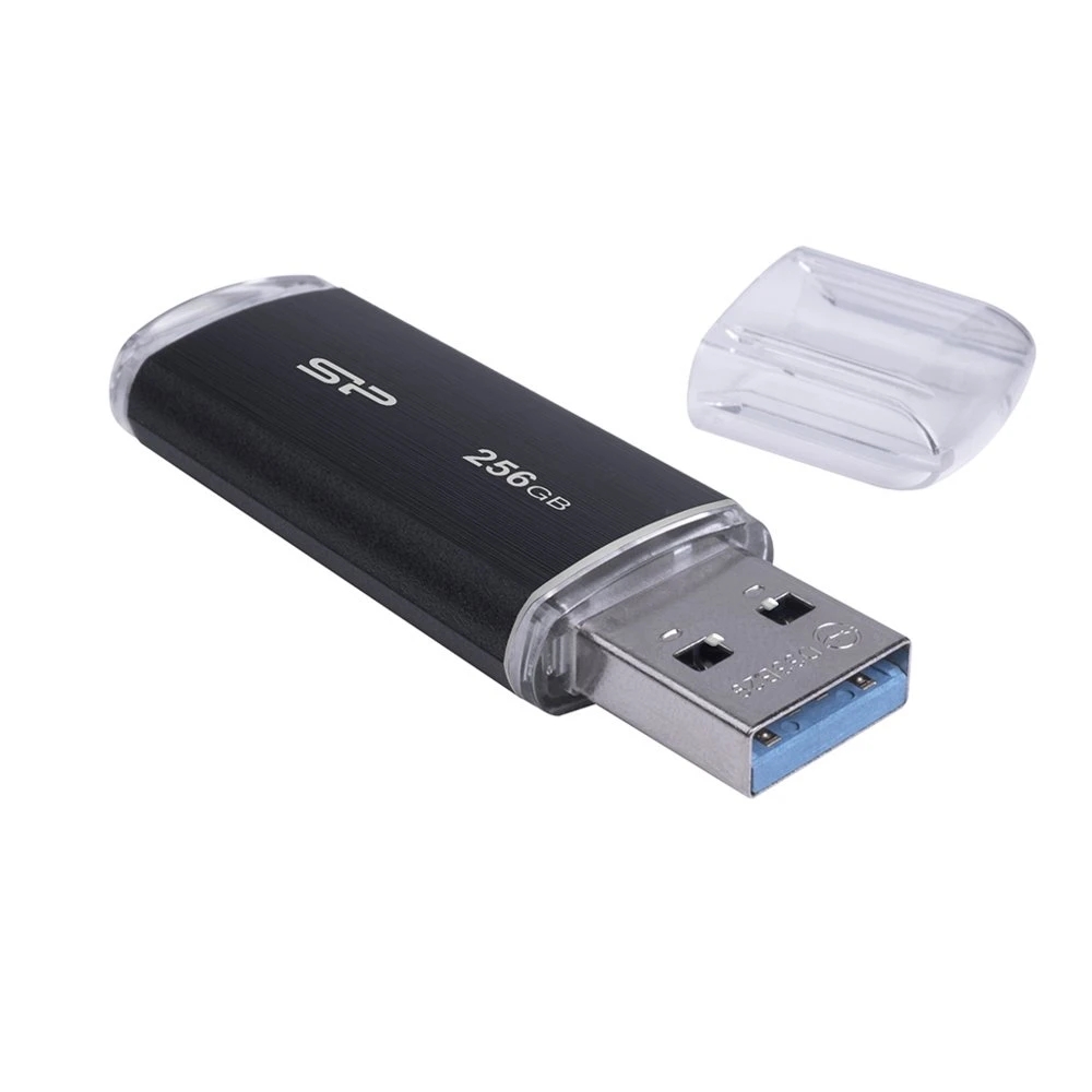 Silicon Power Blaze B02 | 256GB USB-A 3.2 Flash Drive | Zwart - Afbeelding 3