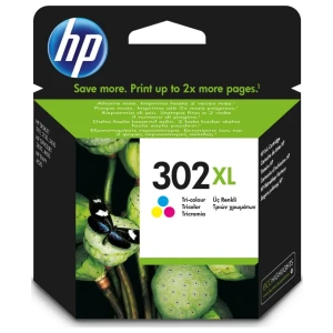 HP 302XL | Originele High-Capacity Drie-Kleuren Inktcartridge