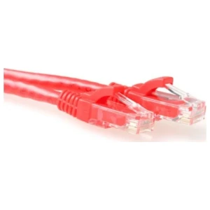 ACT UTP Cat 6A Patchkabel | 0,25 m | Snagless | RJ45 | Rood