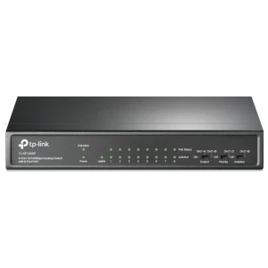 TP-Link TL-SF1009P | Unmanaged | Fast Ethernet (10/100 Mbps) | Power over Ethernet (PoE)