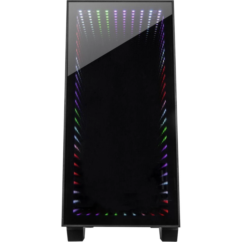Inter-Tech X-608 Infinity | Micro Tower Behuizing | Zwart - Afbeelding 2