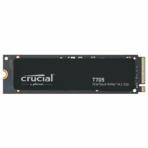 Crucial T705 | 1TB NVMe SSD | M.2 Gen5 | 13.600 MB/s Lezen | 10.200 MB/s Schrijven