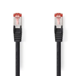 Nedis S/FTP Cat 6 Netwerkkabel | 1 m | Zwart