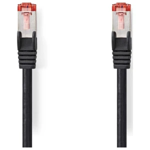 Nedis S/FTP Cat 6 Netwerkkabel | 1 m | Zwart