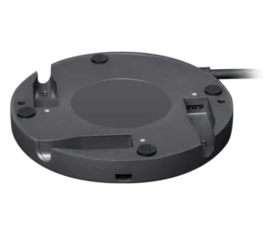 Logitech Rally Mic Pod Hub 939-001647 | Microfoonhub voor Rally-systemen | 3x 12-pins aansluitingen | Onder-tafel montage | Grafiet
