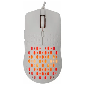 Baracuda OCTOPUS RGB | Bekabelde Gaming Muis | Rechtshandig | USB-A | 3600 DPI | Wit