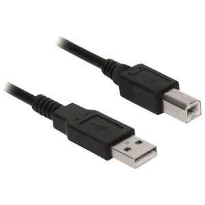 Ewent EC2402 | USB 2.0 | USB-A naar USB-B | 1.8m | Zwart
