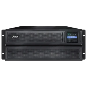 APC Smart-UPS X SMX2200HV | 2200 VA / 1980 W | 4U Rack/Tower Convertible | 8x IEC C13 & 2x IEC C19 Stopcontacten | Zuivere Sinusgolf | AVR Spanningsregeling | LCD-scherm | Uitbreidbare Runtime