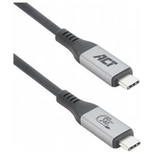 ACT AC7431 | Thunderbolt 5 USB4 Kabel | USB-C naar USB-C | 1,5 m | USB-IF gecertificeerd | Zwart