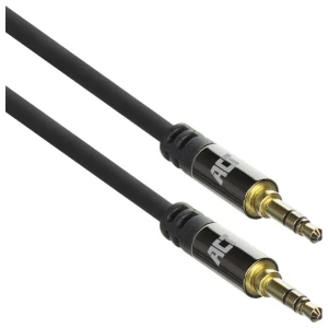 ACT AC3611 | 3.5mm Audiokabel | 3 Meter | Stereo Jack naar Jack | Zwart