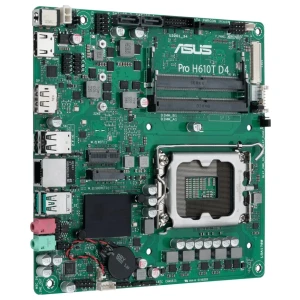ASUS Pro H610T D4-CSM | Socket LGA 1700 | Intel H610 | 2xDDR4 | Mini-ITX | Moederbord