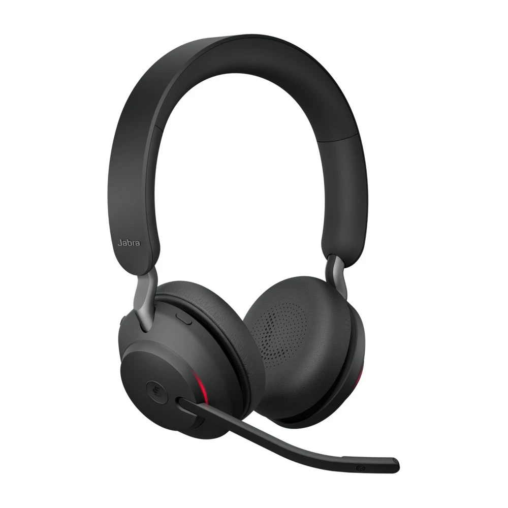 Jabra Evolve 65 | Draadloze On-Ear Headset | Bluetooth | Oplaadstation | Zwart - Afbeelding 4
