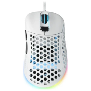 Sharkoon Light² 200 | Bekabelde Gaming Muis | Links- en Rechtshandig | USB-A | 16000 DPI | Wit