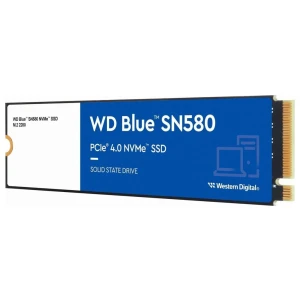 Western Digital Blue SN580 | 250GB NVMe SSD | M.2 Gen4 | 4.000MB/s Lezen | 2.000MB/s Schrijven